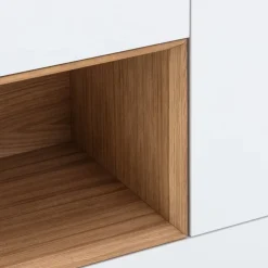 atelier pfister Highboard Amden anthrazit, eichefarbig, weiss Sale