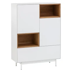 atelier pfister Highboard Amden anthrazit, eichefarbig, weiss Sale