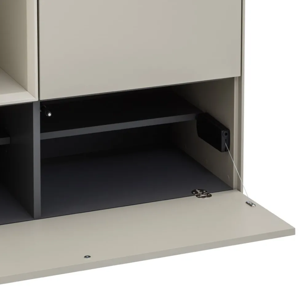atelier pfister Highboard Amden Greige, Hellgreige, anthrazit Discount