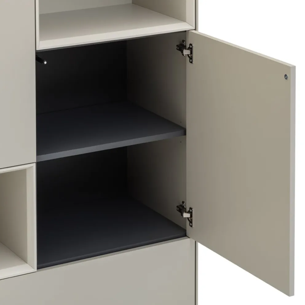 atelier pfister Highboard Amden Greige, Hellgreige, anthrazit Discount