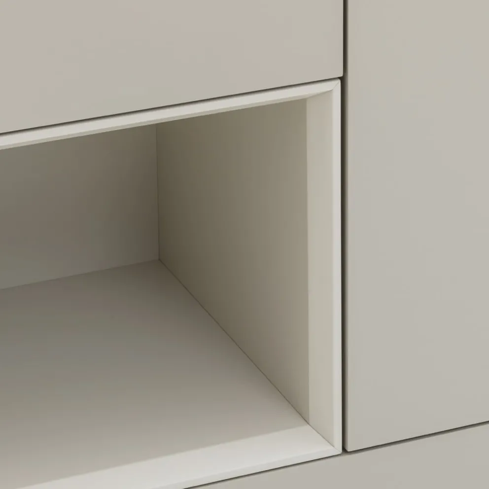 atelier pfister Highboard Amden Greige, Hellgreige, anthrazit Discount
