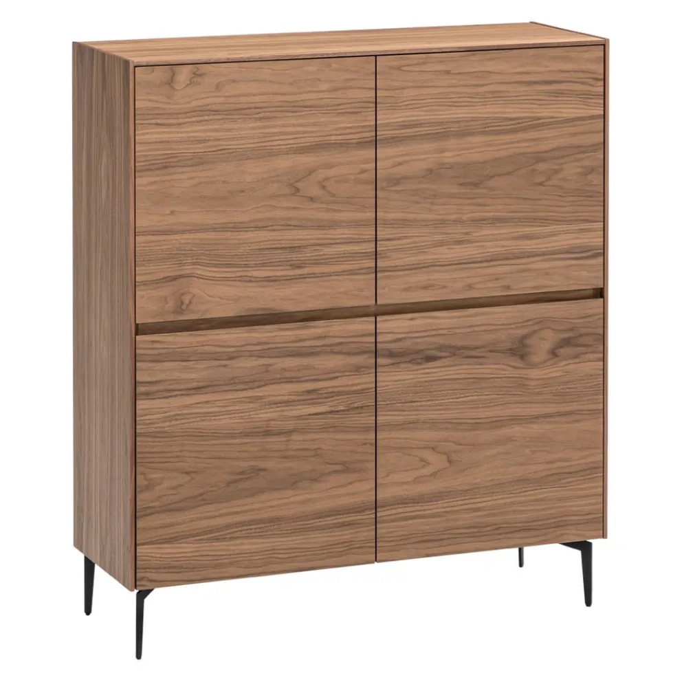 Johann Jakob Highboard Anity nussbaumfarbig New