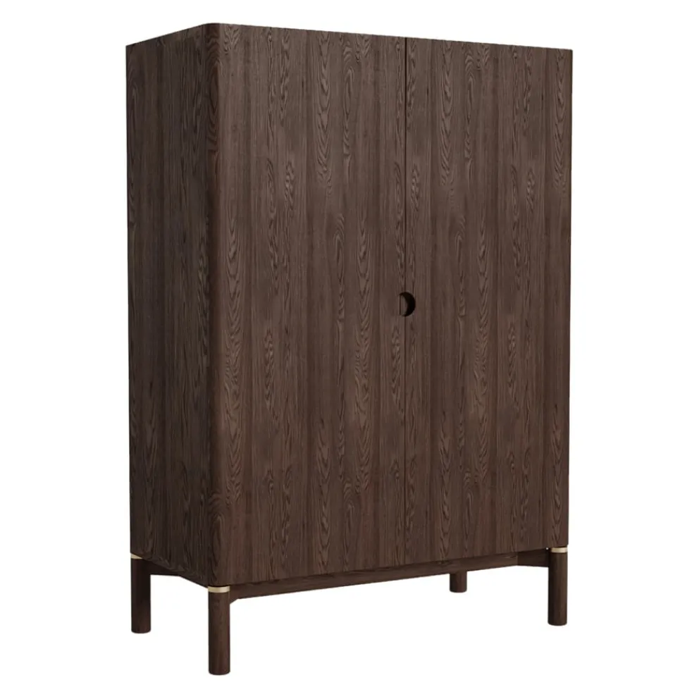 Lomoco Highboard Arun nussbaumfarbig
