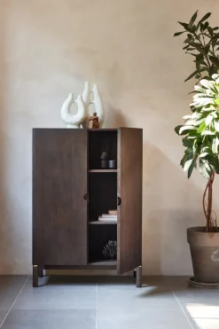 Lomoco Highboard Arun nussbaumfarbig