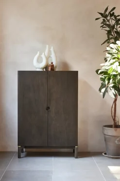 Lomoco Highboard Arun nussbaumfarbig