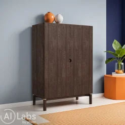 Lomoco Highboard Arun nussbaumfarbig