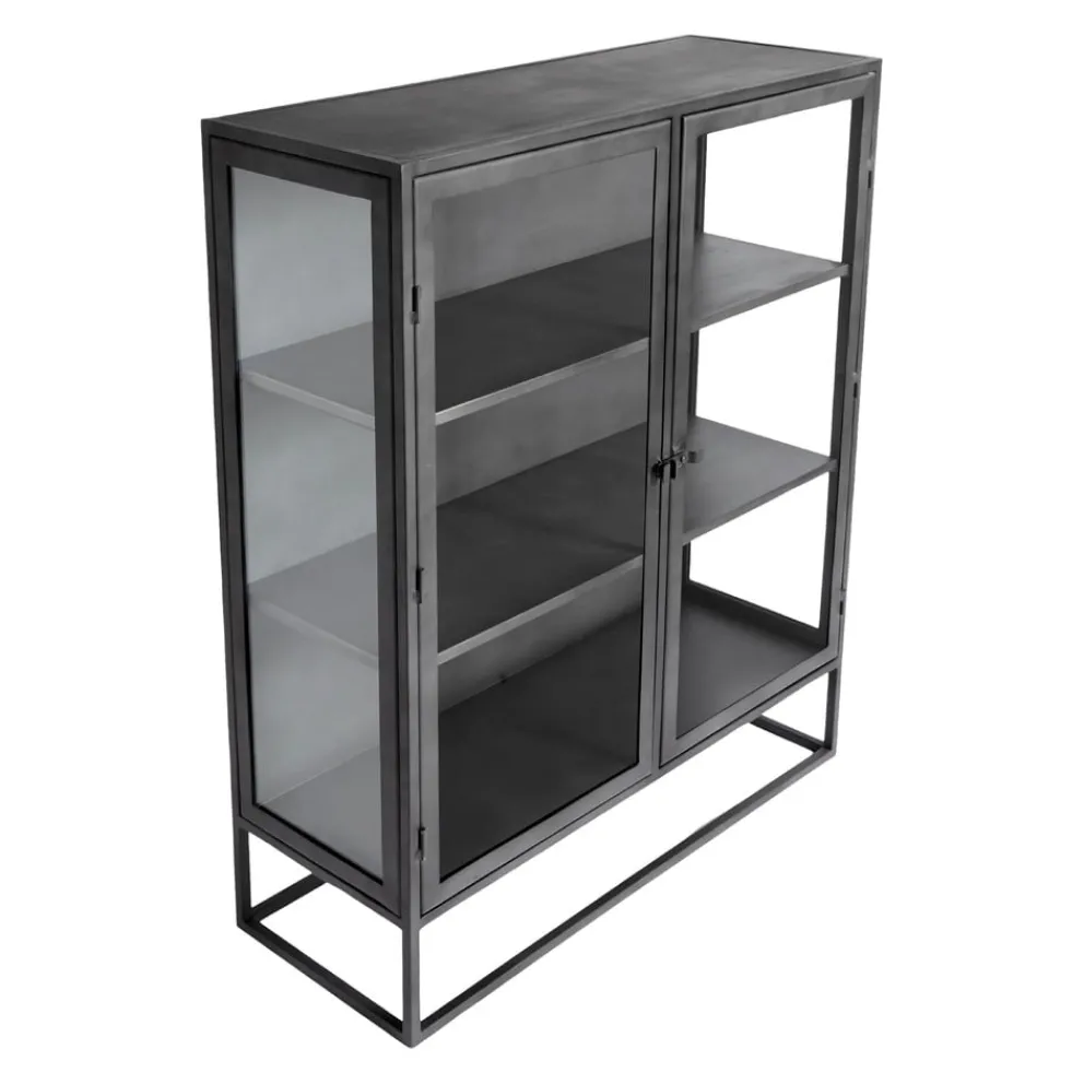 Highboard Boston schwarz Clearance