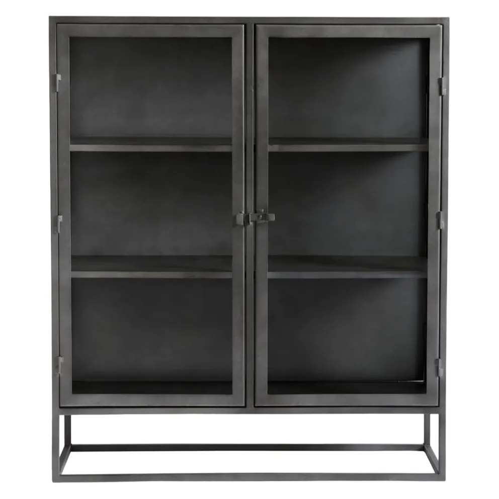 Highboard Boston schwarz Clearance