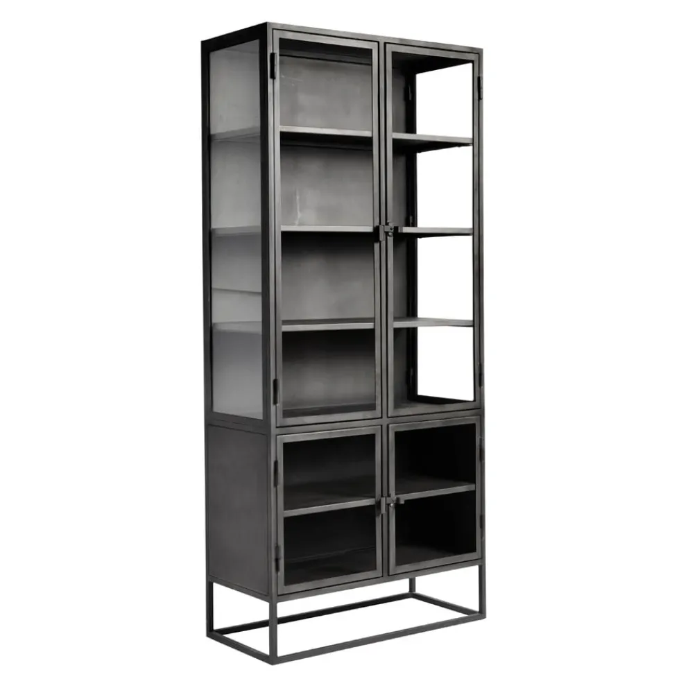 Highboard Boston schwarz Clearance