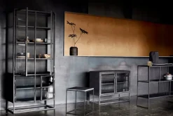 Highboard Boston schwarz Clearance
