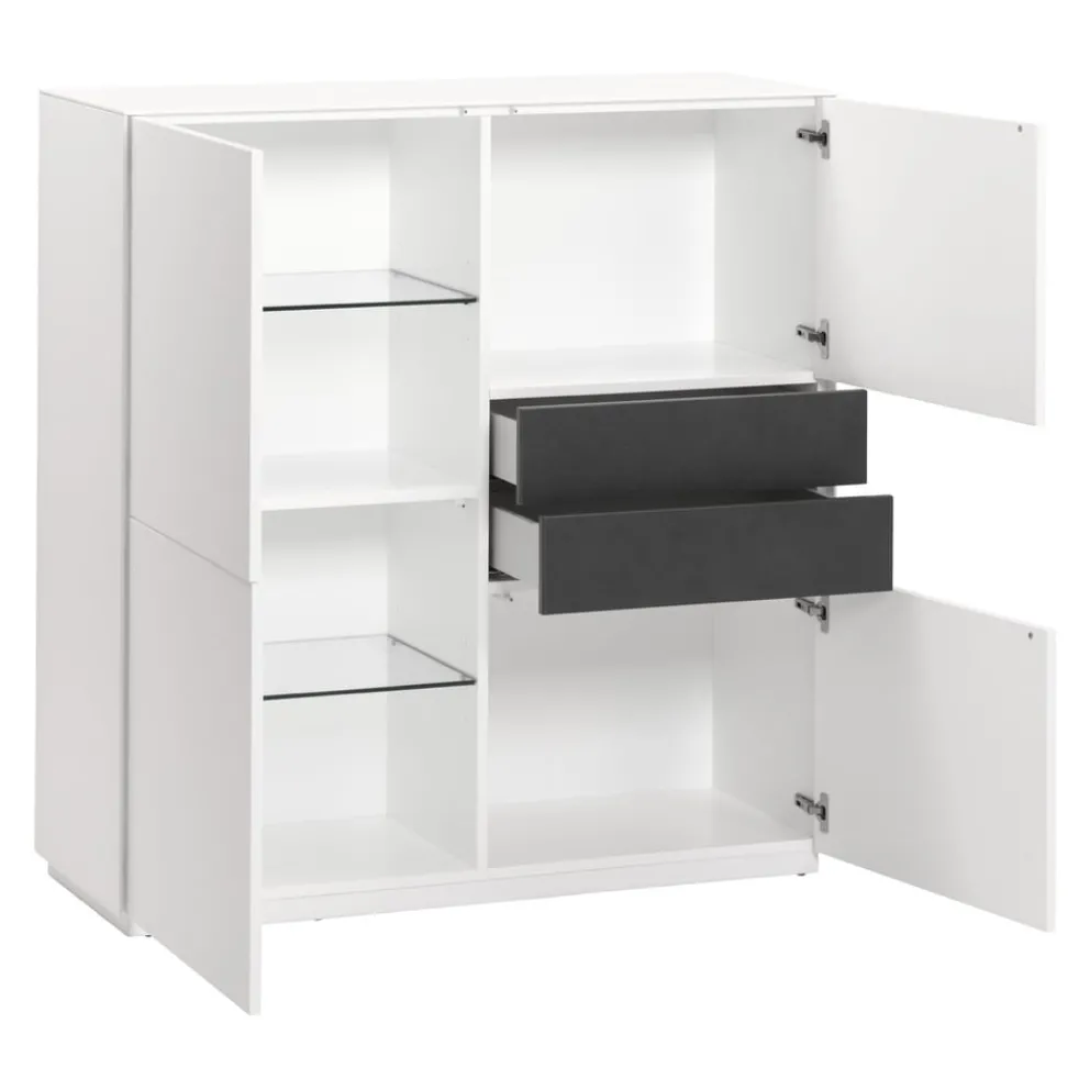 seetalswiss Highboard Combina LM01 schneeweiss Sale