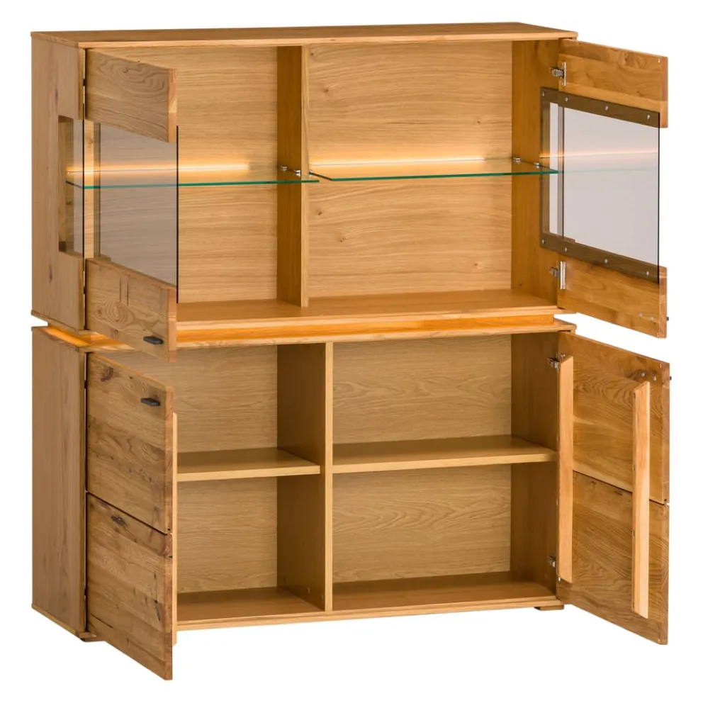 MID.YOU Highboard Como eichefarbig Clearance