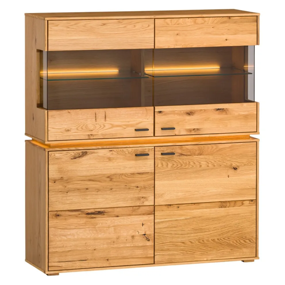 MID.YOU Highboard Como eichefarbig Clearance