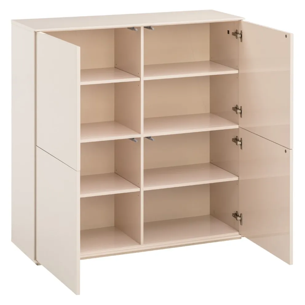 Johann Jakob Highboard CRYSTAL taupe Discount