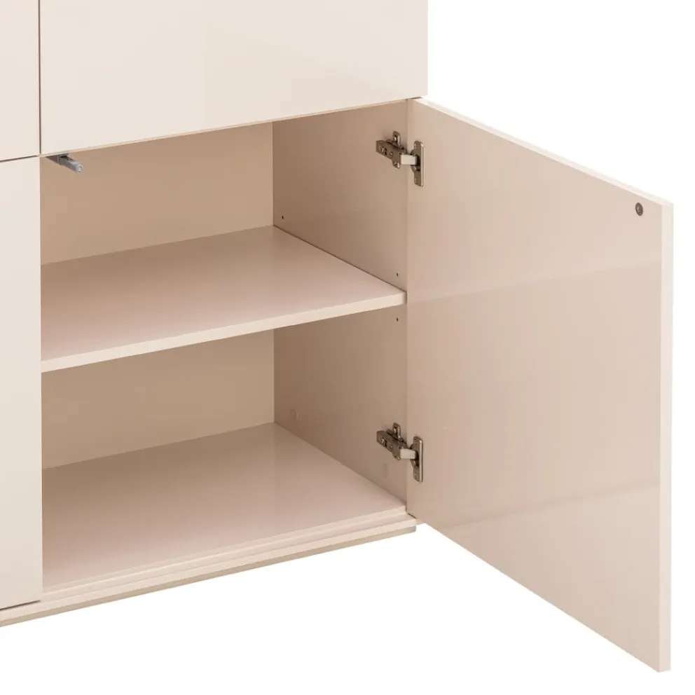 Johann Jakob Highboard CRYSTAL taupe Discount