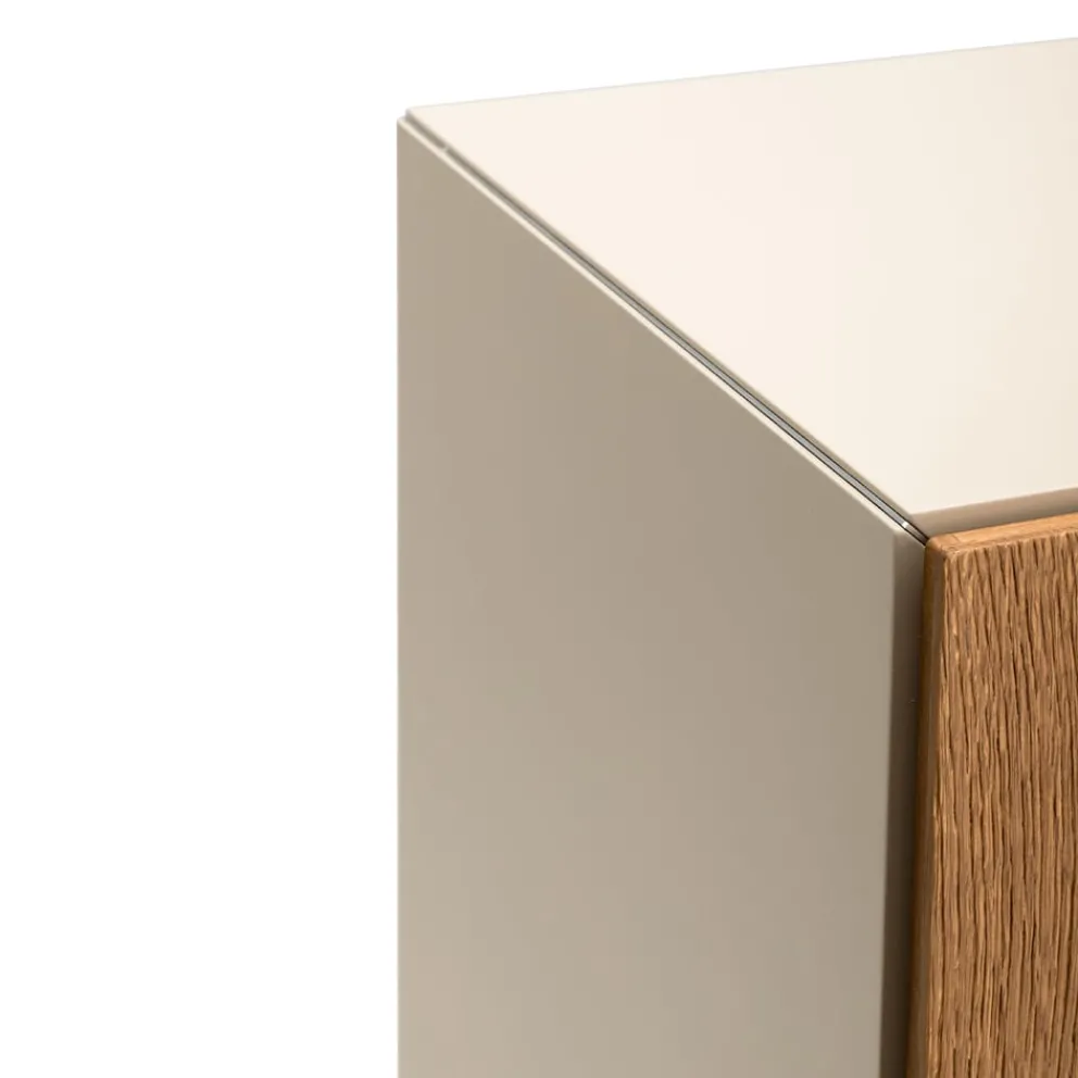 Lago Highboard 36E8 Wildwood naturale, bianco, fumo Sale