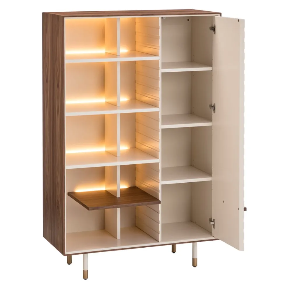 Edition Highboard Eros nussbaumfarbig Discount