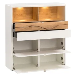 Venjakob Highboard Game 37 Kristallweiss Discount