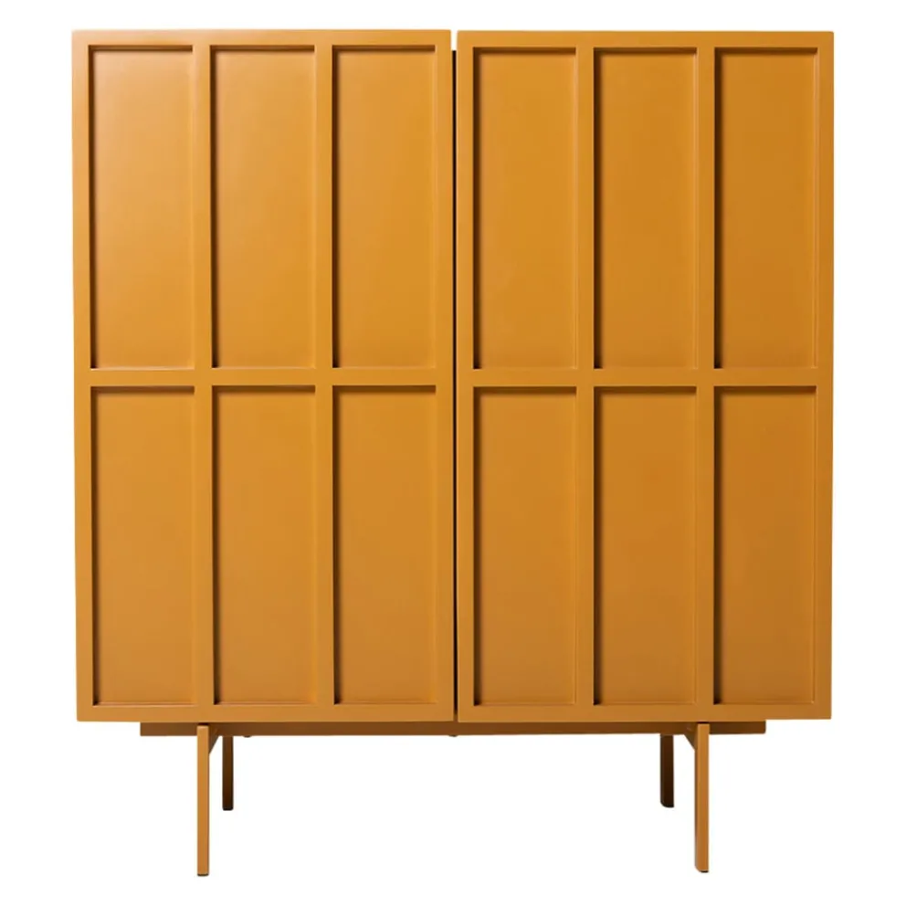 HKliving Highboard Ginger orangebraun Clearance