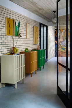 HKliving Highboard Ginger orangebraun Clearance