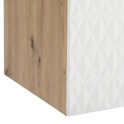 BYYU Highboard Kleo eichefarbig, weiss Clearance
