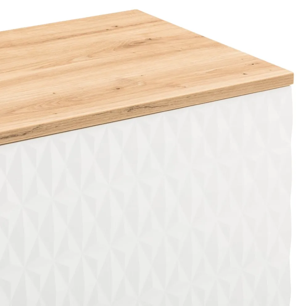 BYYU Highboard Kleo eichefarbig, weiss Hot