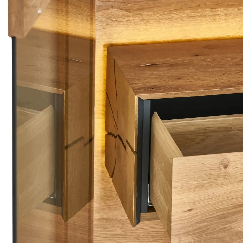 VALNATURA Highboard Lago eichefarbig Hot