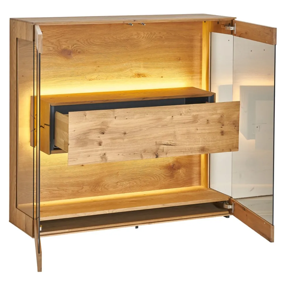 VALNATURA Highboard Lago eichefarbig Hot