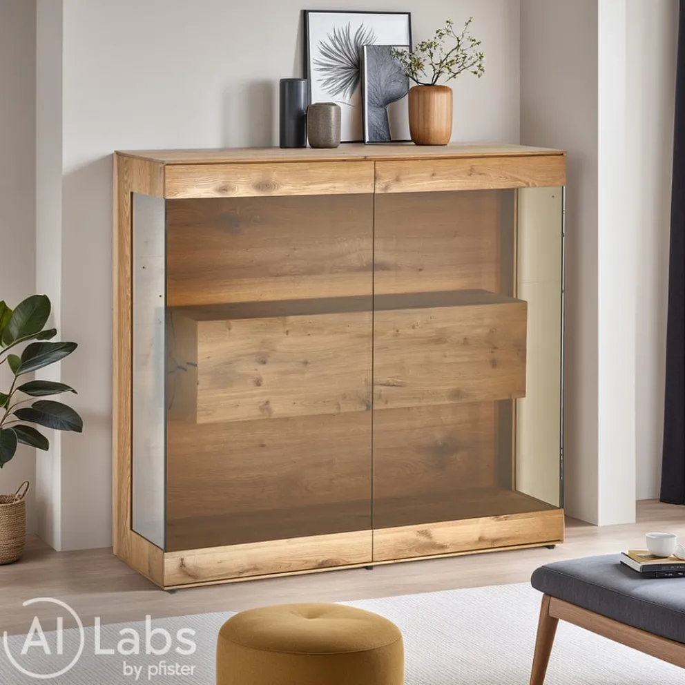 VALNATURA Highboard Lago eichefarbig Hot