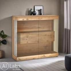VALNATURA Highboard Lago eichefarbig Hot