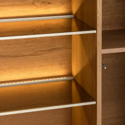 VALNATURA Highboard Lago eichefarbig, weiss Sale