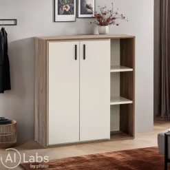Carry Home Highboard Lapis nussbaumfarbig Online