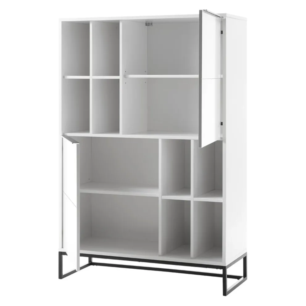 Xora Highboard Lille schwarz, weiss Clearance