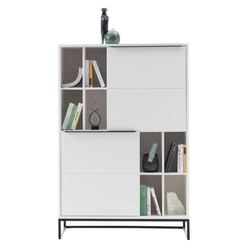 Xora Highboard Lille schwarz, weiss Clearance