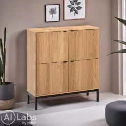 edy&liv Highboard Liva eiche Best