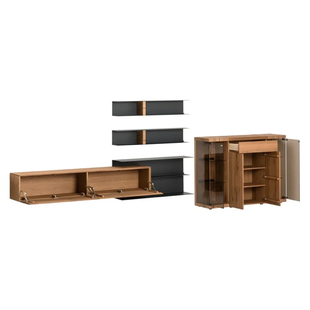 VALNATURA Highboard Lovis eichefarbig Outlet