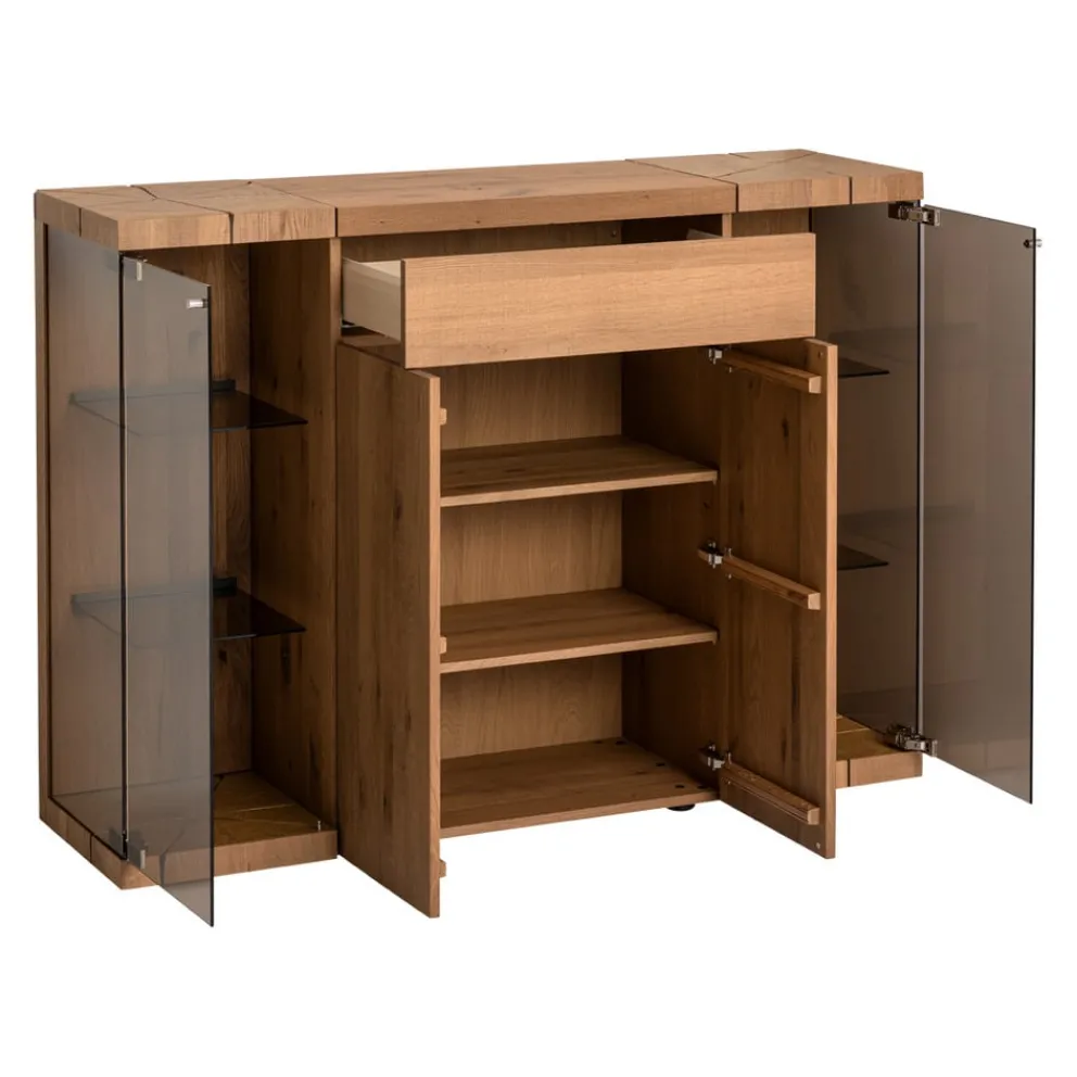 VALNATURA Highboard Lovis eichefarbig Outlet