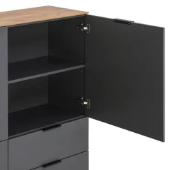 BYYU Highboard Malibu graphit Discount