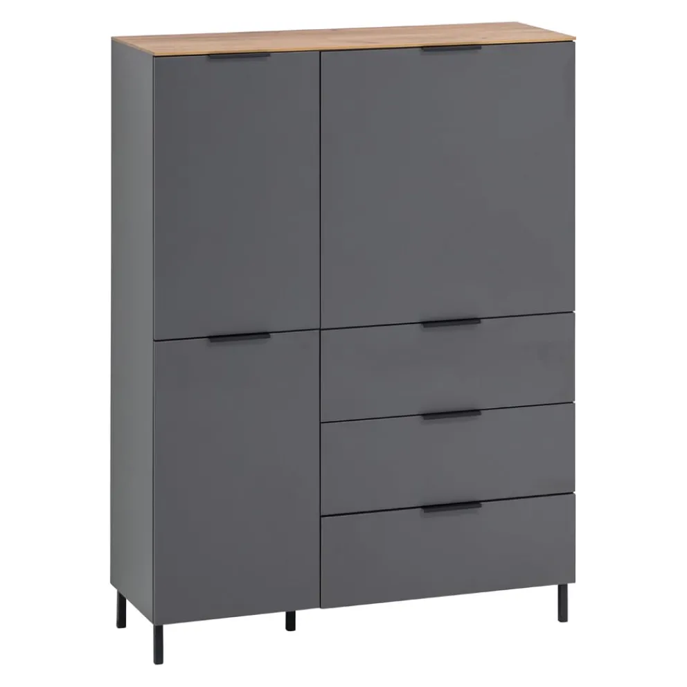 BYYU Highboard Malibu graphit Discount