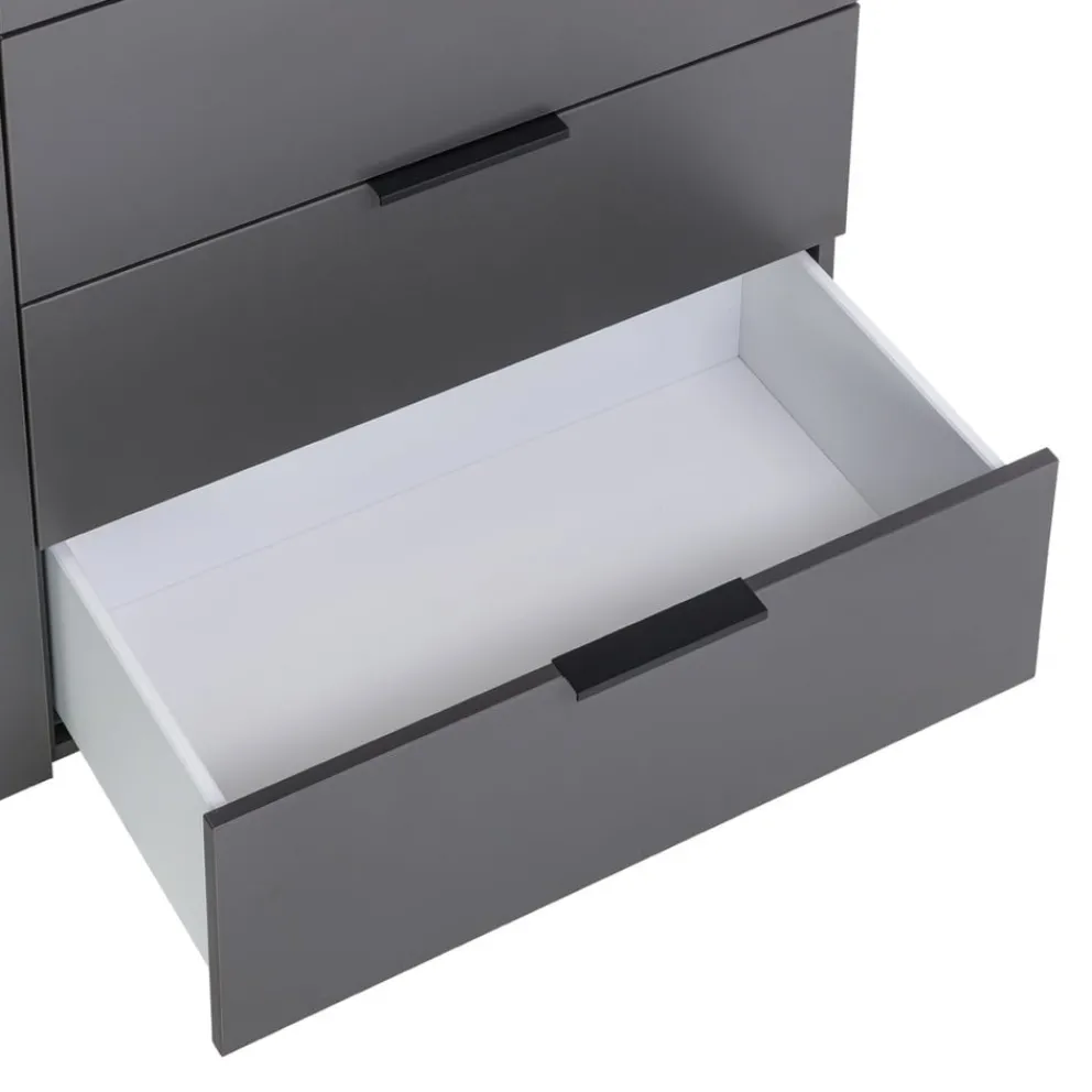 BYYU Highboard Malibu graphit Discount