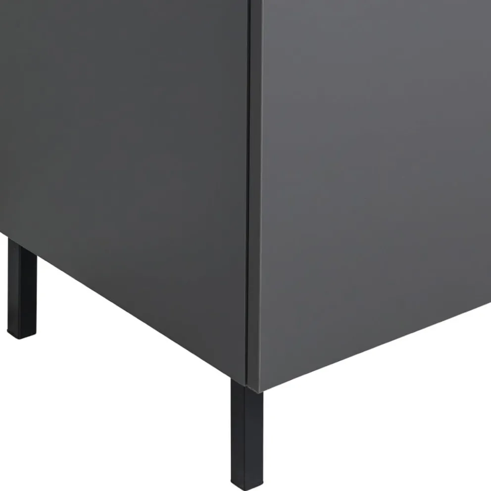 BYYU Highboard Malibu graphit Discount