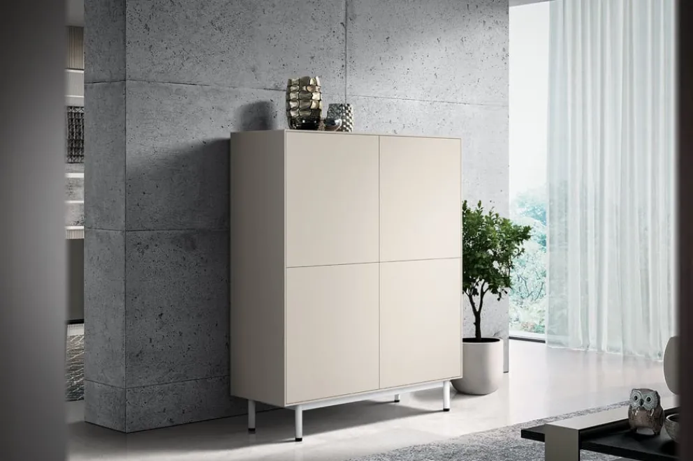 Edition Highboard Malik sandgelb Outlet