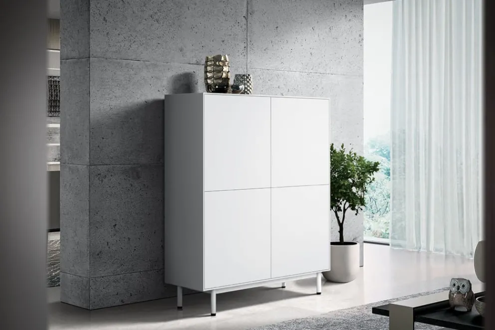 Edition Highboard Malik weiss Hot