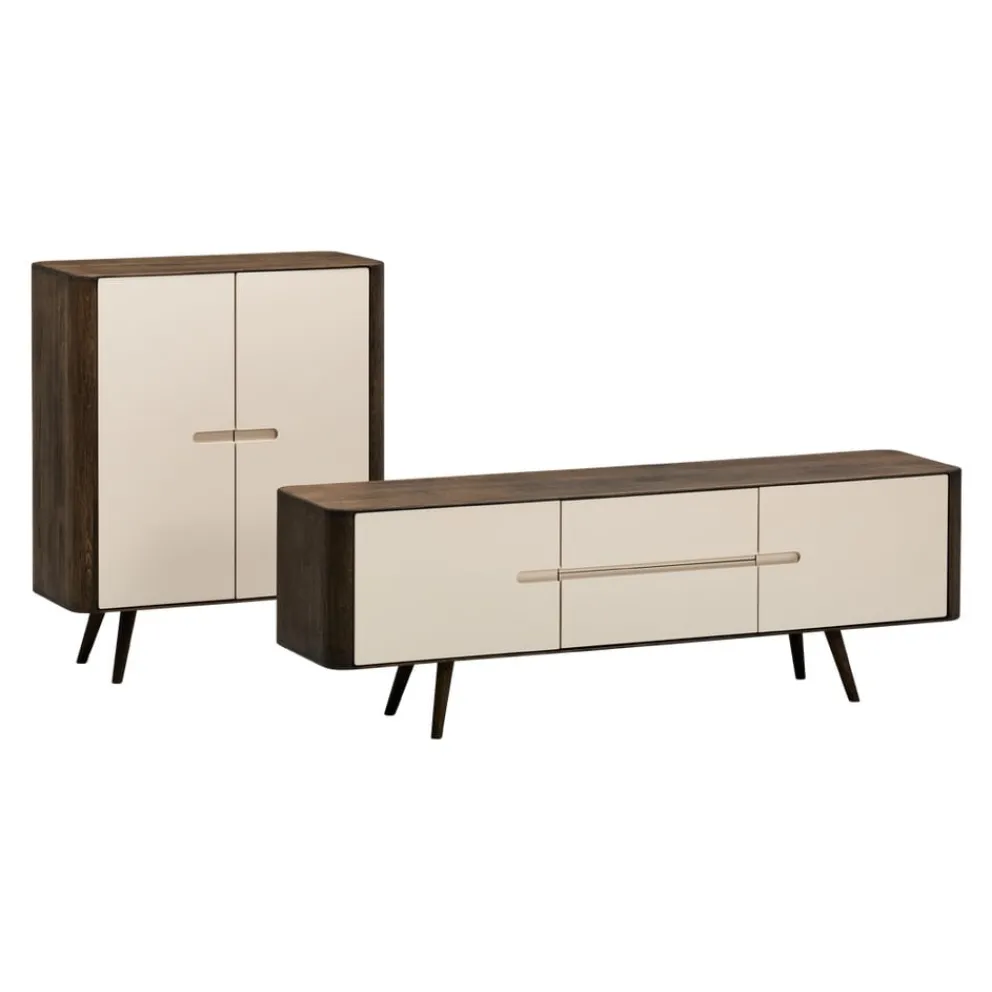 Johann Jakob Highboard Marylin eichefarbig Discount