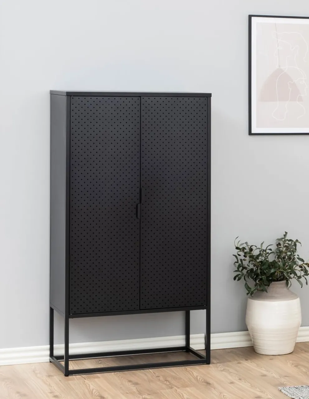 Lomoco Highboard Newton schwarz New
