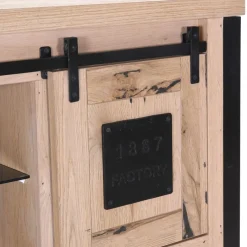 Ambia Home Highboard Oak Island eichefarbig Clearance