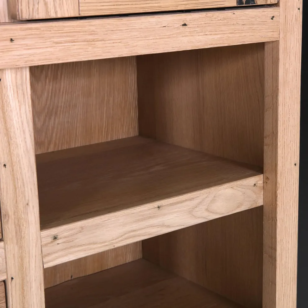 Ambia Home Highboard Oak Island eichefarbig Clearance