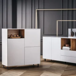 Johann Jakob Highboard Rocky weiss New