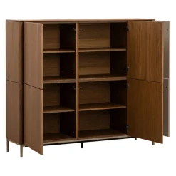 Edition Highboard Ron eichefarbig, taupe Hot