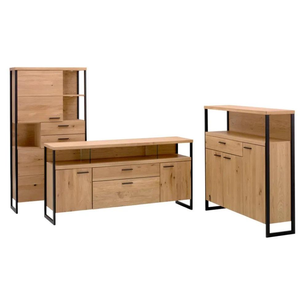 edy&liv Highboard Salerno eichefarbig Outlet